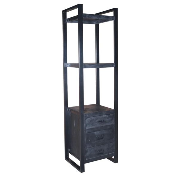 Viggo Boekenkast 3 lades zwart 55cm