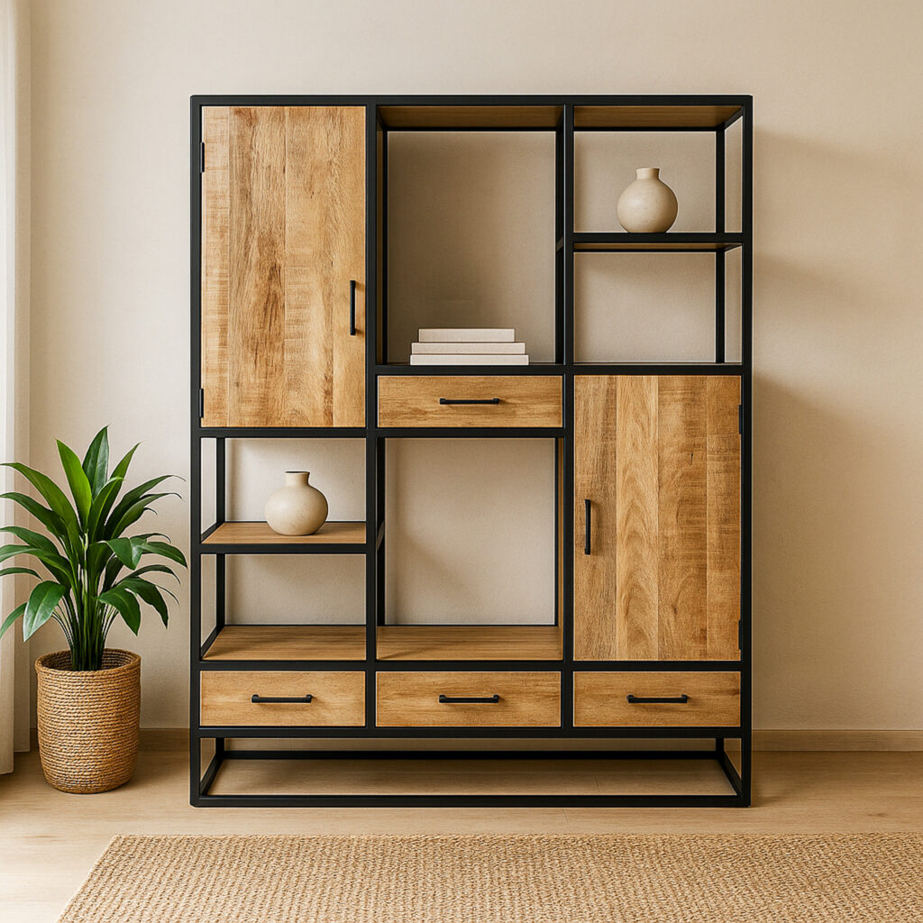 Navi Boekenkast naturel 160cm