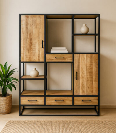 Navi Boekenkast naturel 160cm