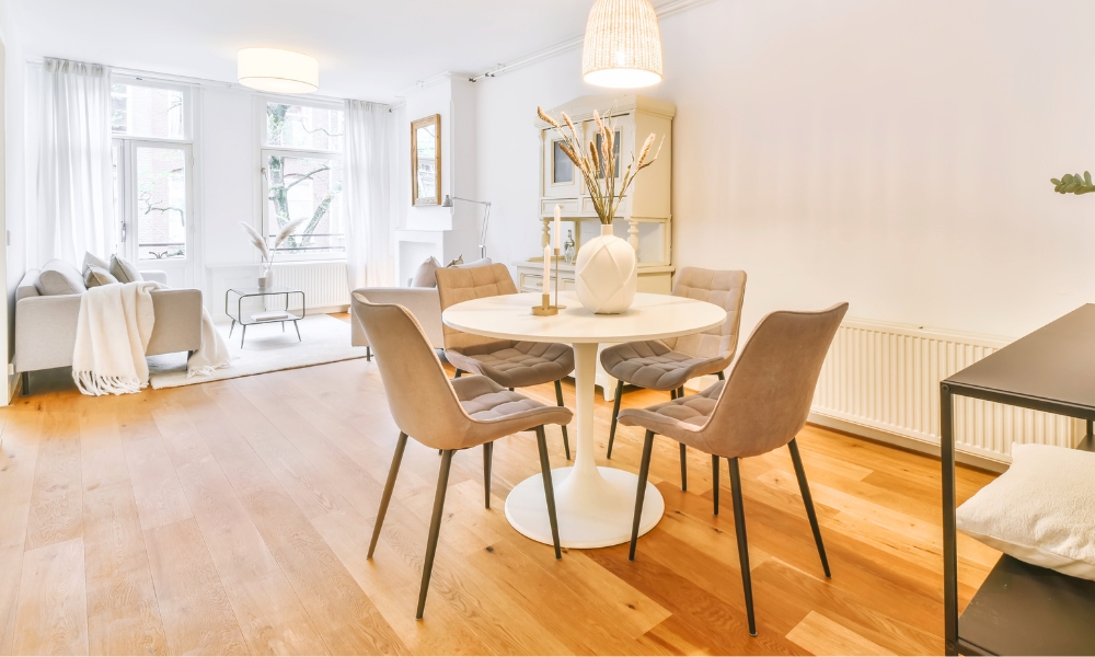 Ronde tafel voor 6 personen: de ideale afmetingen en tips
