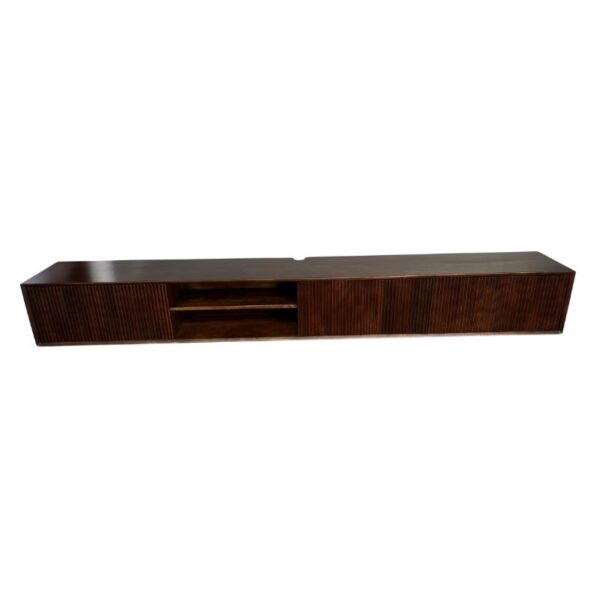 Albin Zwevend Tv meubel walnoot 240cm