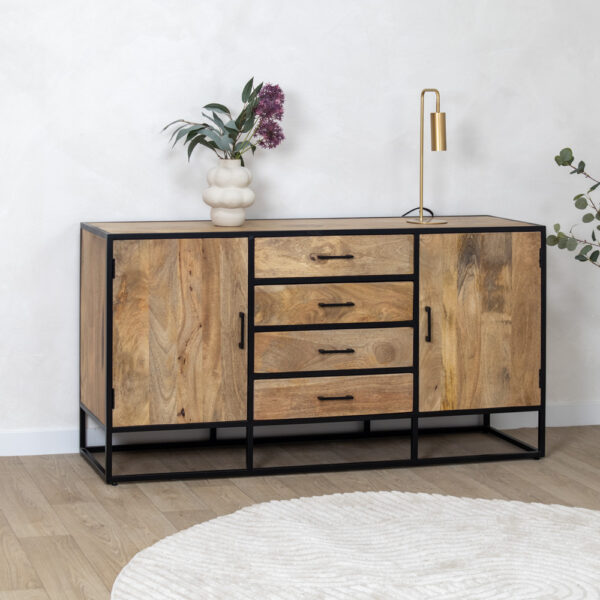 Dressoir Navi naturel | 165cm