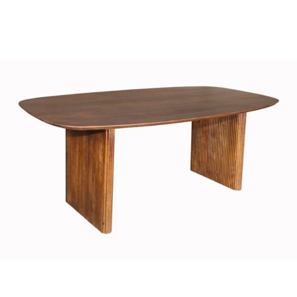 Eettafel Aki bruin Deens Ovaal | 200cm