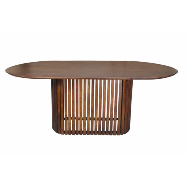 Eettafel Linea bruin Deens Ovaal | 200cm