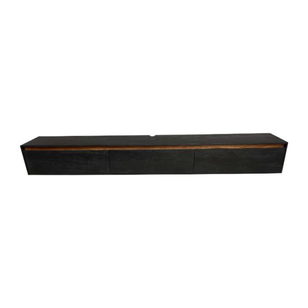 Nils Zwevend Tv meubel zwart 240cm