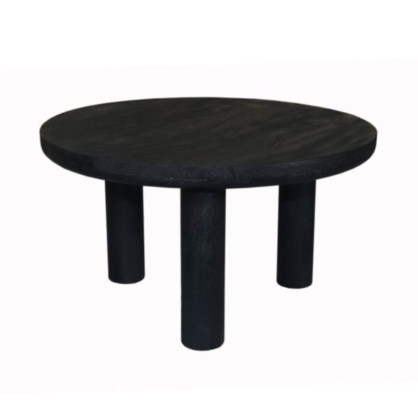 Salontafel Eira zwart Rond | 80cm