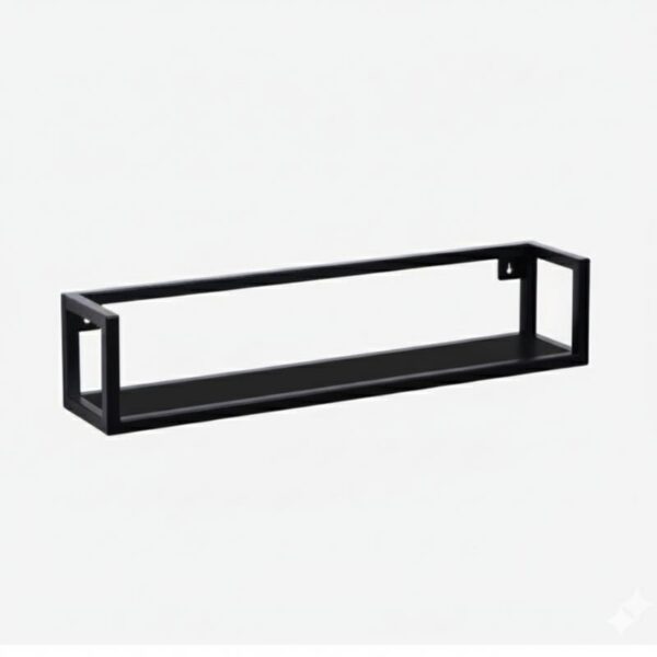 Wandplank Isa zwart 100cm